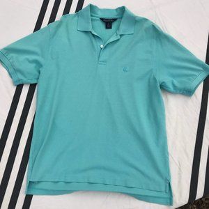 BROOKS BROTHERS POLO MEN'S SIZE M Short Sleeve Mens MEDIUM turquoise